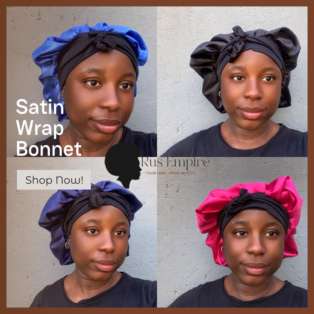 Satin Wrap Bonnets