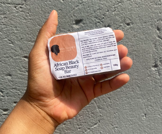 African black soap beauty bar